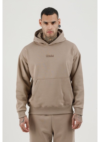 Airlife Bolder Fz.7 Kanguru Cepli Erkek Kapüşonlu Sweatshirt Kahverengi
