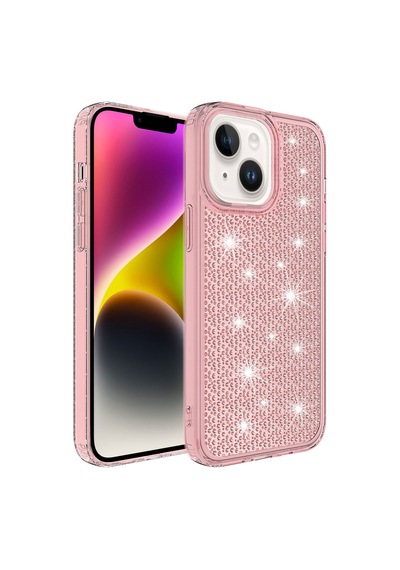 Apple Uyumlu iPhone 14 Kılıf Airbagli Parlak Tasarımlı Zore Snow Kapak