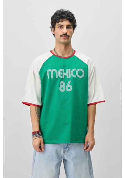 Fıfa World Cup 26 Meksika Oversize Tişört Çok Renkli