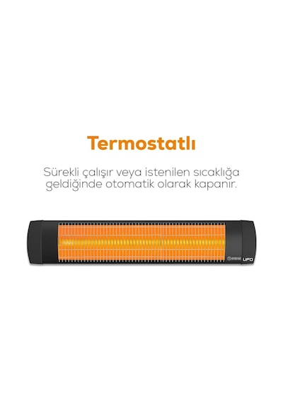 Ufo Basic 2300 W Termostatlı Yatay - Dikey Isıtıcı
