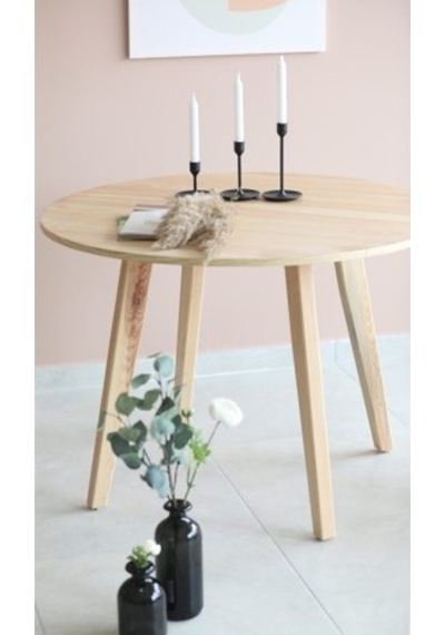 85 CM Yuvarlak Yemek Masası, Modern ÇAM KAPLAMA Yemek Masası, Top