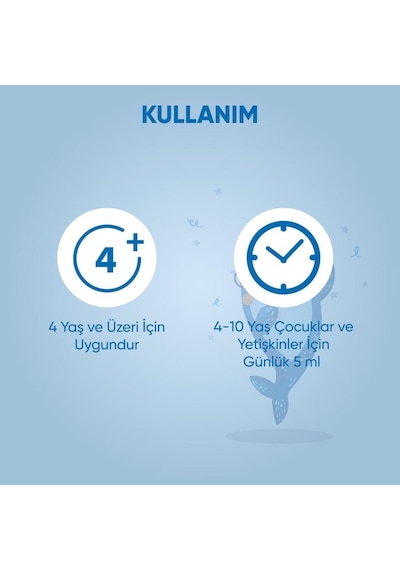 Voop Portakal Aromalı Omega 3 Balık Yağı Şurup 150 ML