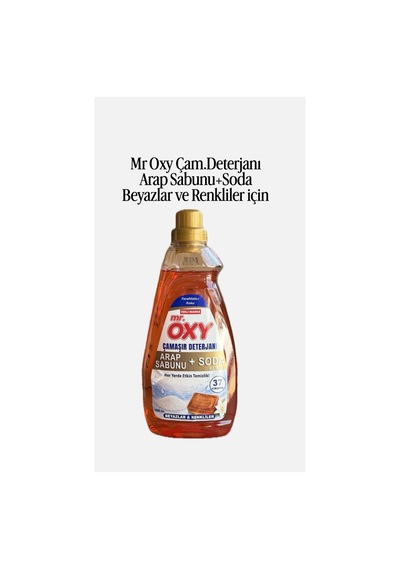 Mr Oxy Sıvı Çamaşır Deterjanı Arap Sabunu+soda Katkılı Beyazlar&renkliler 1480ml Diğer