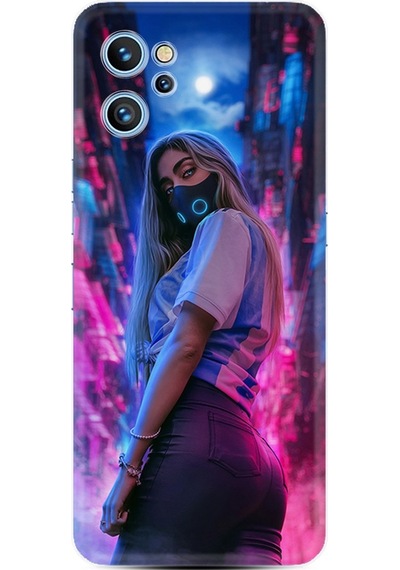 Reeder S19 Max Pro Kılıf Silikon Desen Mask Girl 1659