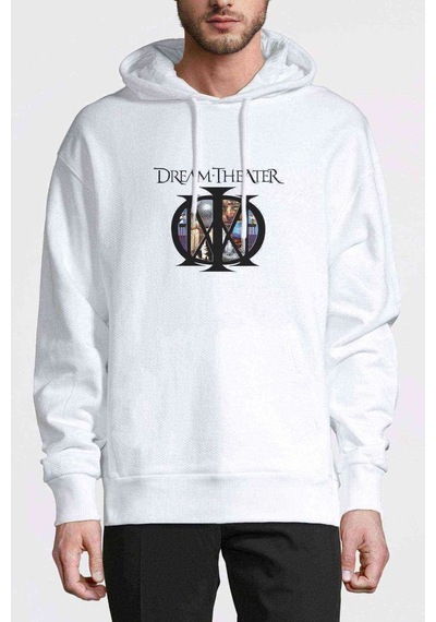 Dream Theater Majesty Art Metal Rock Baskılı Beyaz Erkek Sweat (531023281)
