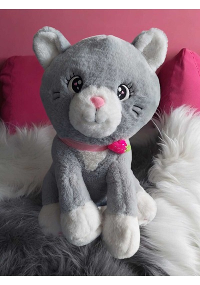 40 Cm En İyi Arkadaşım Kedi Peluş Gri