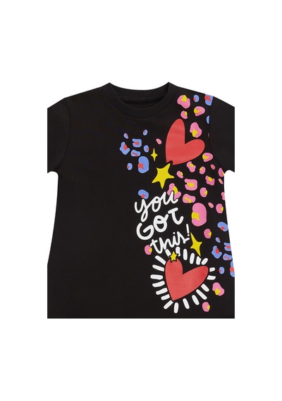 Denokids Mshb&g Zebra Kalpli Kız Çocuk Elbise Renkli Çok Renkli