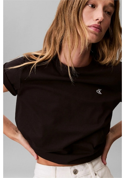 Calvin Klein Kadın Baskılı T-shirt-lv047b224gub1 SIYAH