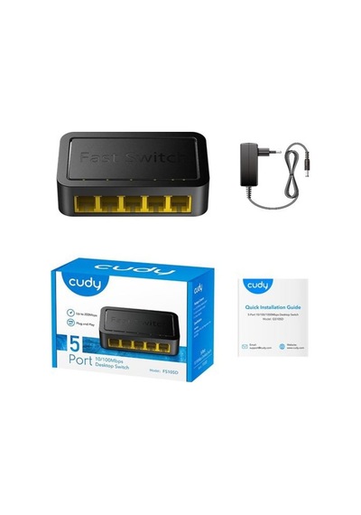 Cudy Fs105d 5-port 10/100 Mbps Desktop Switch Hub