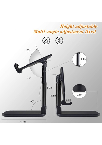 Lexroo Ht-2121 Katlanabilir Telefon Ve Tablet Standı Ayarlanabilir Taşınabilir Elektronik Cihaz