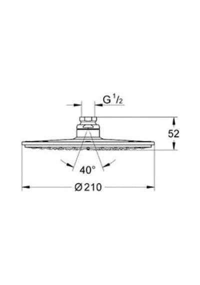 Grohe Rainshower Tepe  Duşu Cosmopolitan 21 CM - 28368000