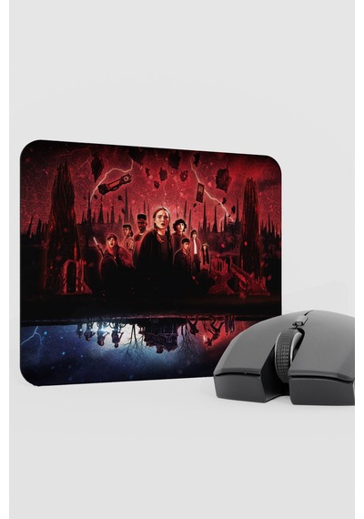 Stranger Things V1 22x18 Gaming Kauçuk Kaymaz Taban Mouse Pad Fare Altlığı
