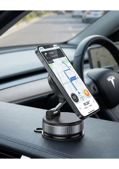 Mey İthalat Manyetik Araç Telefon Tutucu 360 Döner Katlanabilir Telefon Standı