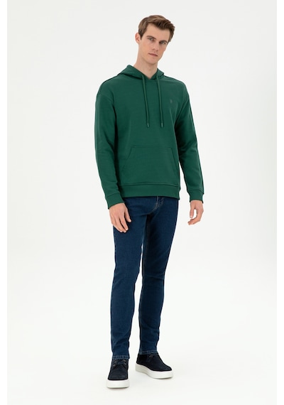 U.s. Polo Assn. Erkek Koyu Yeşil Sweatshirt 50298271-vr079 Koyu Yeşil