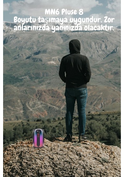 Pluse 8 Mikrofonlu Ses Bombası/ışıklı Gece Lambası/dekoratif Aydınlatma/2 Mikrofonlu Hoparlör