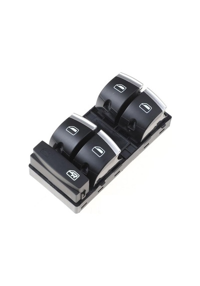Audi A6 Sol Dörtlü Cam Açma Düğmesi Anahtarı Krom 2005-2011 N11.31