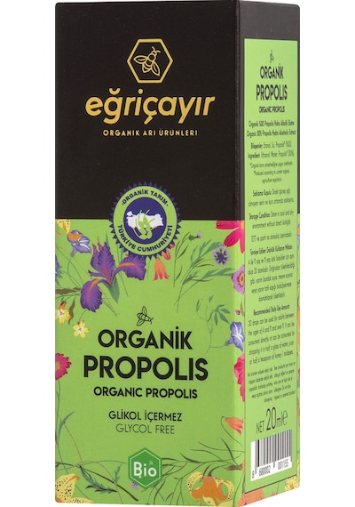 Eğriçayır Organik Alkol Bazlı Propolis 20 ML