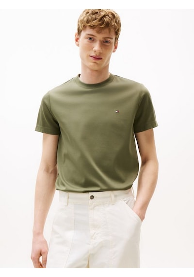Tommy Hilfiger Mw0mw33202 Luxury Erkek Tişört Yeşil