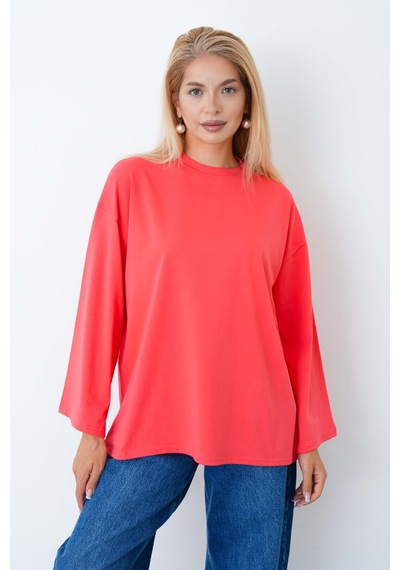 Herkesemoda Kadın Tesettüre Uygun Geniş Kollu Body Narçiçeği