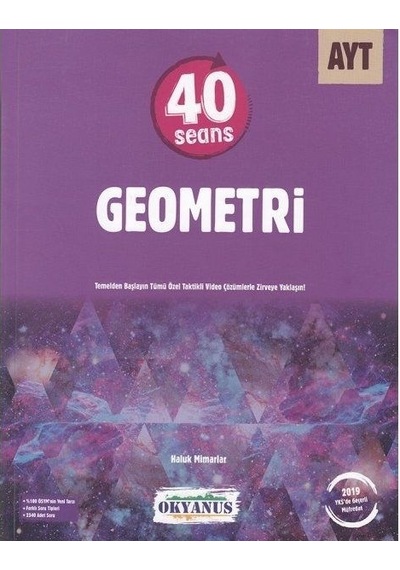 Ayt 40 Seans Geometri Soru Bankası Okyanus Yayınları