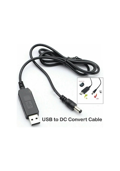 4322 5v To 12v Dc Usb Voltaj Yükseltici Çevirici Adaptör Kablosu