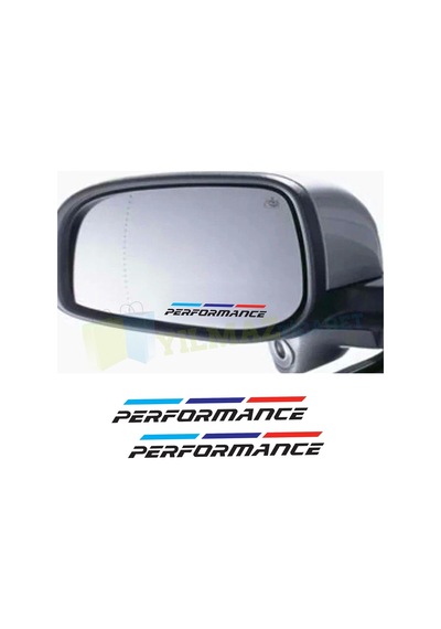 Bmw M Performance Ayna Torpido Direksiyon Oto Sticker Etiket 2 Ad 5,5 X 0,65 Cm