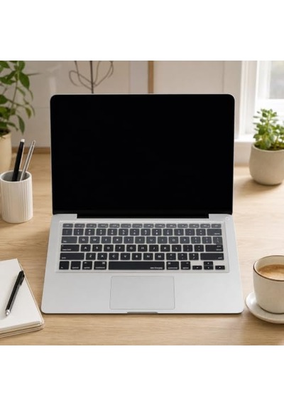 Silikon Klavye Koruyucu Macbook Air & Macbook Pro Uyumlu Amerikan İngilizce Ultra İnce A1278 A1369 A1466 A1502 Siyah Gri