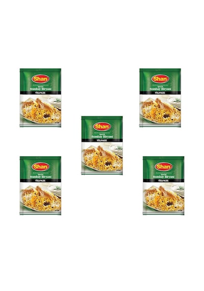 Yelpaze Shan Bombay Biryani Basmati Pilav Baharatı 5 x 30 G