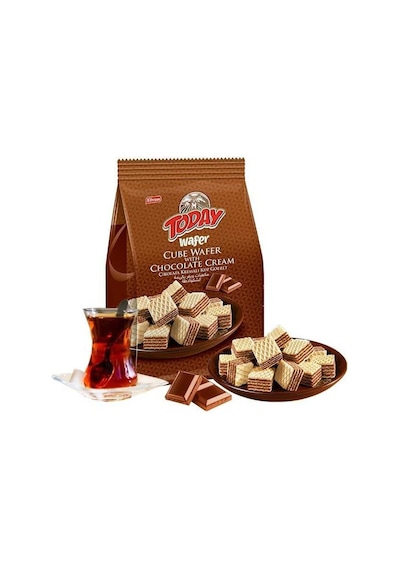 Today Küp Gofret Çikolatalı 200Gr. (1 Paket)