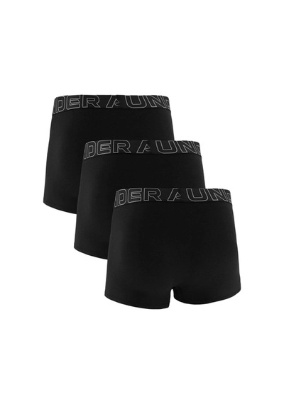 Under Armour Performance 3 Pack Erkek Boxer Siyah