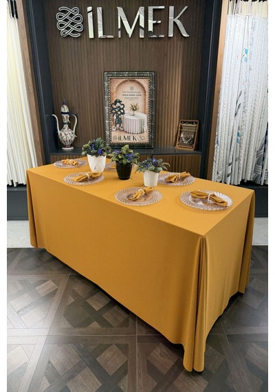 Dertsiz Dikdörtgen Masa Örtüsü 320x220cm - Dikişsiz Ütü İstemez - Düğün Davet Organizasyon Otel Restoran Hardal Sarısı Hardal Sarısı Dertsiz Dikdörtgen Masa Örtüsü 320x220cm - Dikişsiz Ütü İstemez - Düğün Davet Organizasyon Otel Restoran Hardal Sarısı Hardal Sarısı