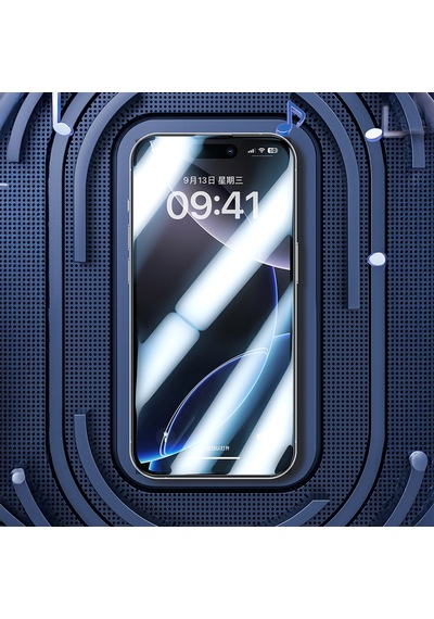 Apple Uyumlu   iPhone 17 Pro Max Benks Joytouch Mat Oyun Ekran Koruyucu Kolay Uygulama Aparatı Şeffaf