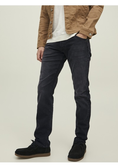 Jack & Jones Erkek Glenn Fox 147 Slim Fit Jean - 12223627 Black Denim