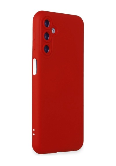 Uray Store Samsung Galaxy Uyumlu  M14 5g Kılıf Nano İçi Kadife Silikon - Kırmızı