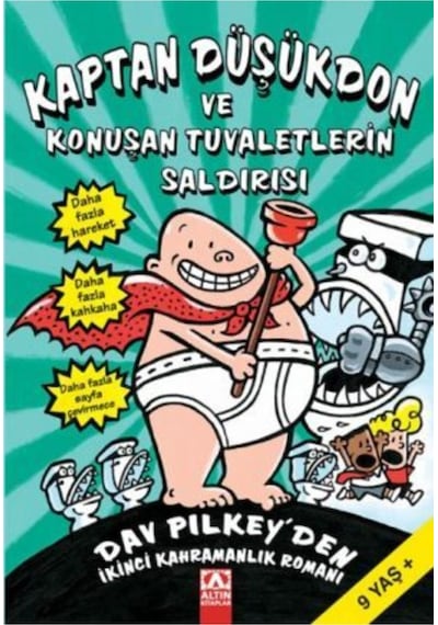Kaptan Düşükdon ve Konuşan Tuvaletlerin Saldırısı - Dav Pilkey - Altın Kitaplar