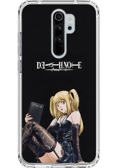 Xiaomi Redmi Note 8 Pro Uyumlu Şeffaf Kılıf Death Note 3 Tasarımlı
