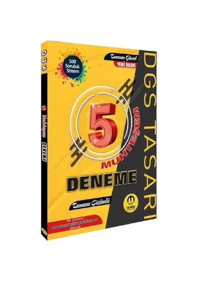 Tasarı Dgs 5 Muhteşem Çözümlü Deneme