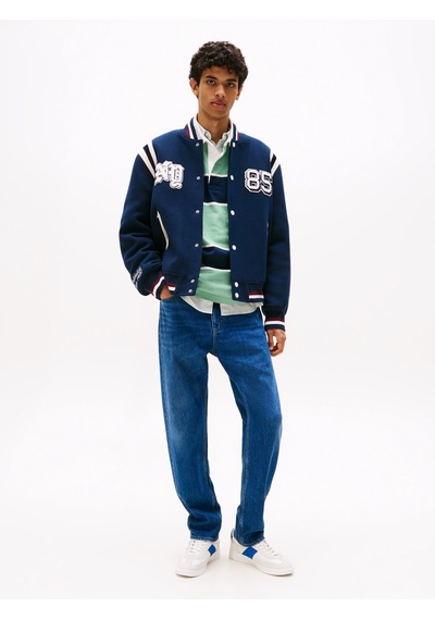 Tommy Hilfiger Isaac Rlxd Tprd Bı0152 Co Erkek Mavi Jean - Dm0dm20191