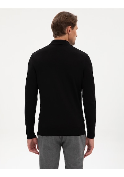 Pierre Cardin Erkek Siyah Kazak /triko 50315688-vr046 Siyah