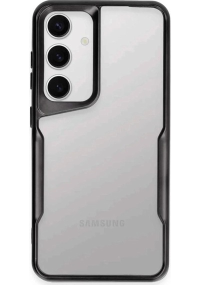 Durukar Samsung Galaxy S25 Kılıf Boyi Silikon Kapak - Siyah