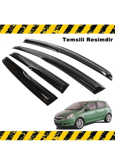 Opel Corsa D Mügen Cam Rüzgarlığı 2007-2014 Arası 4 Lü Set N11.35339