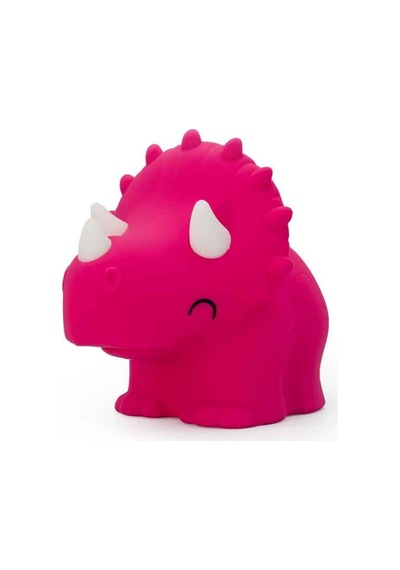 Dhink Silikon Gece Lambası Triceratops Pembe