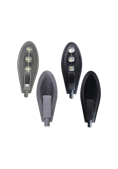 150 Watt Cob Ledli Sokak Armatürü 12 Volt Sokak Armatürü 12V Siyah