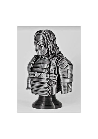 The Winter Soldier Büst Figür Captain America 15 Cm