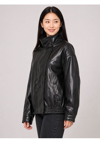 Loft Oversize Kadın Mont Pu Lf2043973 Q1.v1 Siyah