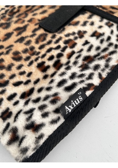Leopar Desenli Oto Koltuk Arkası Organizer Çanta 21x19x7cm