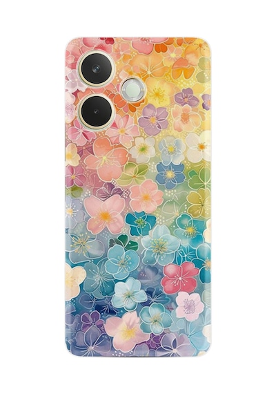 Oppo A5 Pro 5g Kılıf Boutique Baskılı Resimli Şahane Çiçekler Pcode -063