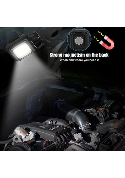 Mighty 800 Lümen 30 Cob Led Mıknatıslı Kamp Feneri El Feneri N11.16344