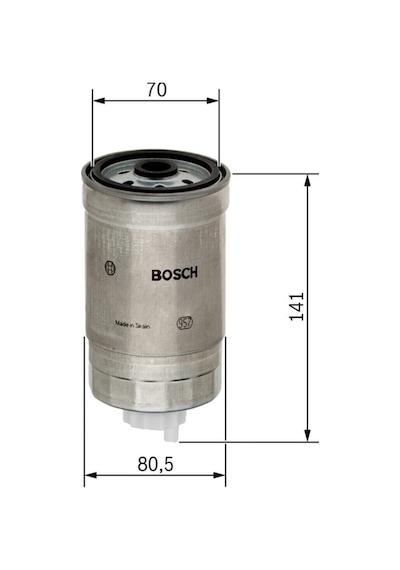 Bosch 1457434511 Yakıt Filtresi Hyundaı Accent Blue