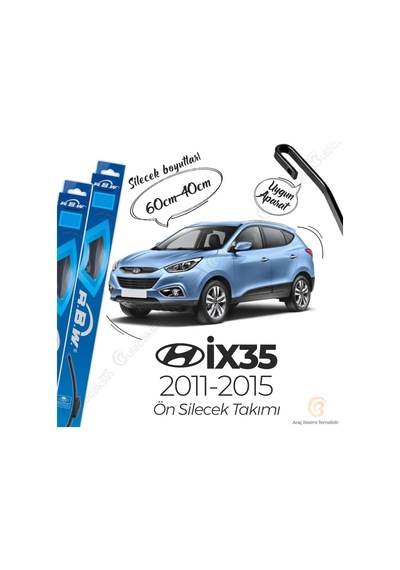 Hyundai İX35 Muz Silecek Takımı (2011-2015) RBW